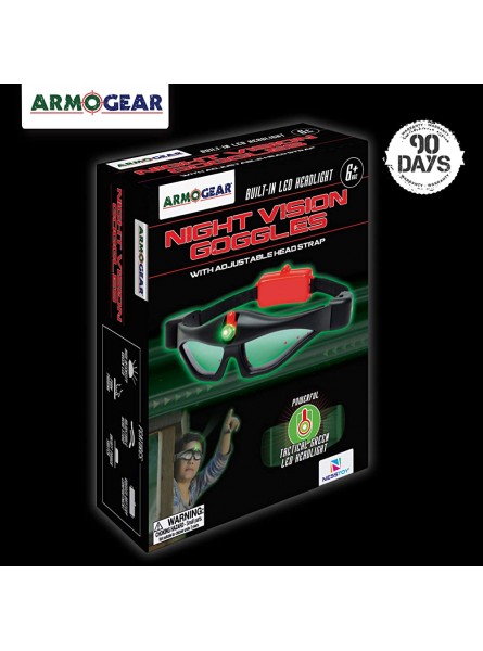 ArmoGear Kinder Nachtsichtbrille mit integriertem LED-Scheinwerfer - B07SH1SGRR