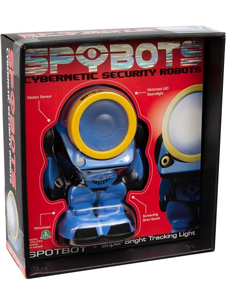 Spy Bots SPOTBOT erkennt den Eindringling Dank seines Bewegungssensors und aktiviert seinen Soundalarm um Ihnen das Eindringen zu signalisieren für Kinder ab 6 Jahren PBY01000 Giochi Preziosi - B09Z2G4RXW