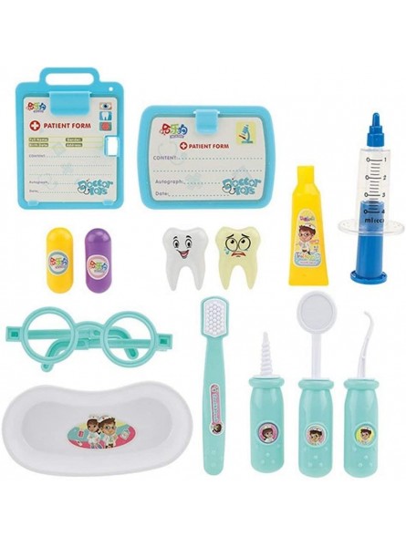 Toi-Toys Zahnarzt Spielzeug Set 14-teilig für Kinder Dentist Set Doktor Doctor Kinderspiel - B086Q137CY