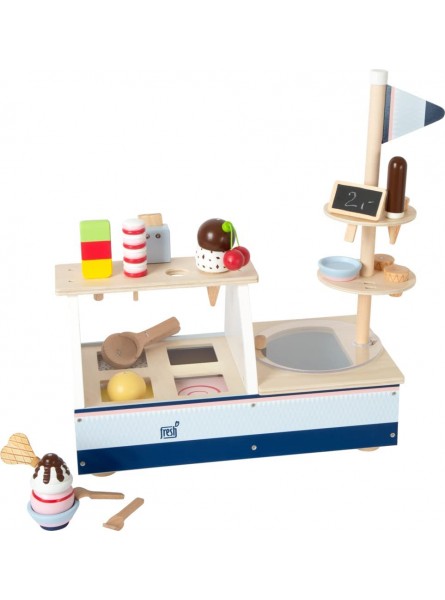 small foot Eistheke Fresh aus Holz Zubehör für Kinderküche und Kaufladen Rollenspielzeug für Kinder ab 3 Jahre 11815 - B08HK5TP5G