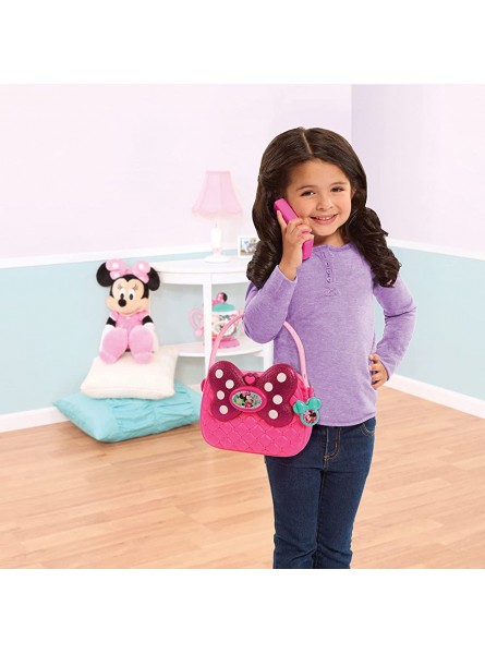 Disney Minnie modische Tasche 8 Zubehörteile mit Sound-und Lichtfunktionen Spielzeug für Kinder ab 3 Jahren McN08 - B097HL1FHR