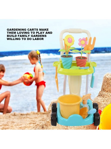 HAOX -Reinigungs-Set Garten-Haushaltsspielzeug abnehmbar für Geburtstagsgeschenke für ab 3 Jahren 5980B Gartenwagen - B09KS224R2