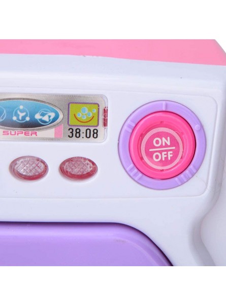 YOUTHINK Kinderspielhaus Spielzeug Set Elektrische Waschmaschine Kleine Haushaltsgeräte Spielzeug mit realistischen Klängen und Funktionen - B08R9K36RV