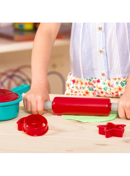 Battat Kinderküche Zubehör Geschirr Set und Topfset – Kinder Kochgeschirr für Spielküche – Spielzeug Küchenzubehör Spielgeschirr ab 3 Jahre 21 Teile - B01MUDW9Y1