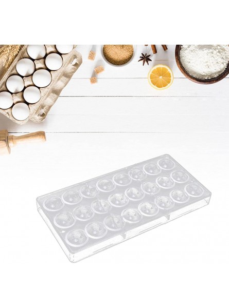 Cirdora Pralinenform Für Süßigkeiten 3D Schokoladenform 24-in-1 DIY Spherical Stereo 3D Polycarbonat Klare Schokoladen Kunststoff Kuchenformen - B09HZVNF5M