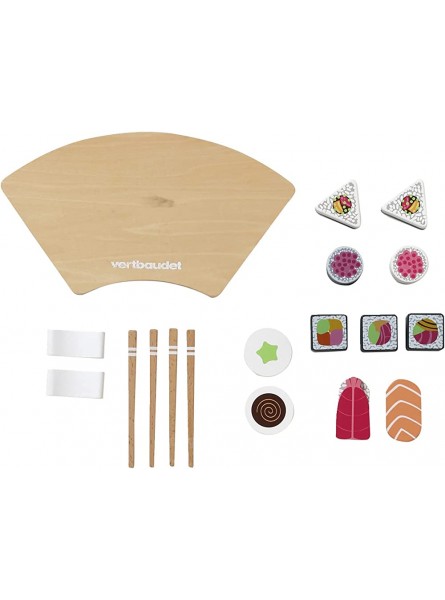 Vertbaudet Sushi-Spielset aus Holz FSC® Mehrfarbig ONE Size - B09NP1MM12