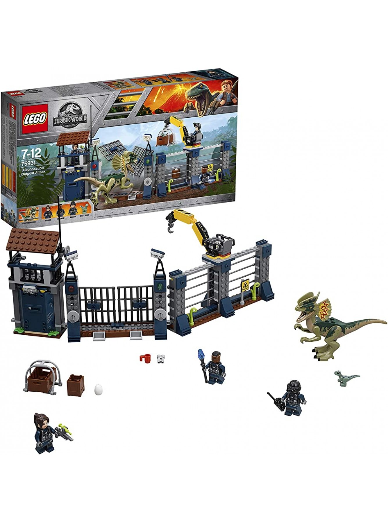 LEGO 75931 Jurassic World Angriff des Dilophosaurus - B078K66KLJ