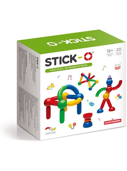 STICK-O Basic 20 Magnetspielzeug 277-02 - B08JQ3GQ82