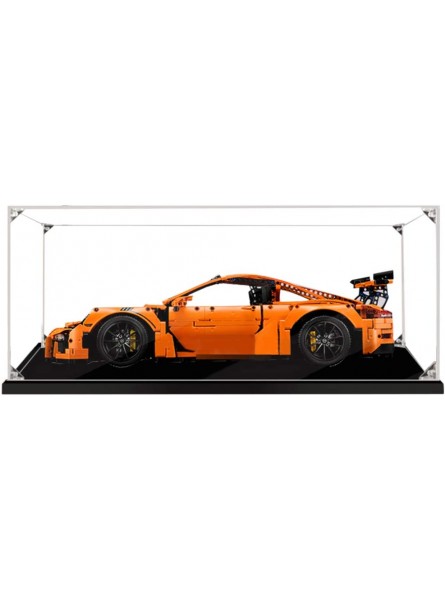 BANDRA Acryl Staubdicht Vitrine für Lego Technic Porsche 911 GT3 RS 42056 - B091L7JGMN