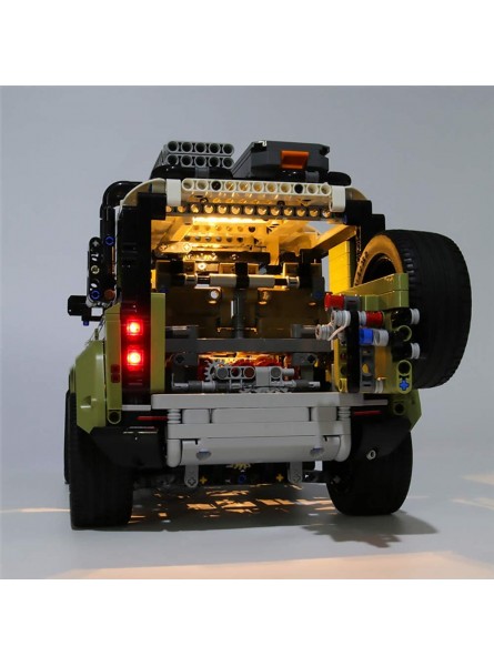 Beleuchtung Licht Set für Lego Land Rover Defender 42110 LED Beleuchtung für Lego 42110 Nicht Enthalten Lego Modell - B08R64GLVD