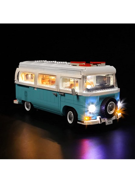 BSSW LED-Beleuchtungsset für Lego 10279 Volkswagen T2 V29 Wohnmobil kompatibel mit Lego 10279 Lego-Set Nicht enthalten Fernbedienung - B09WJZ58HZ