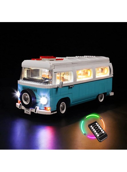 BSSW LED-Beleuchtungsset für Lego 10279 Volkswagen T2 V29 Wohnmobil kompatibel mit Lego 10279 Lego-Set Nicht enthalten Fernbedienung - B09WJZ58HZ