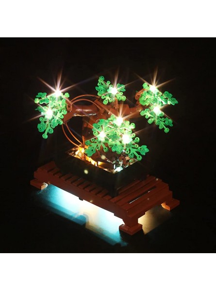 cooldac Licht-Kit für Lego 10281 Icons Bonsai Baum  Led Beleuchtungs Set Kompatibel mit Lego 10281 Grün nur Lichter Keine Lego-Modelle - B0B4G589LS
