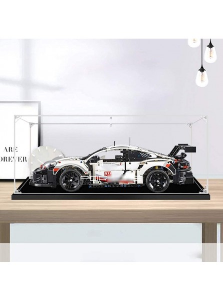 Havefun Acryl Vitrine Kompatibel Mit Lego 42096 Technic Porsche 911 RSR Schaukasten Showcase Staubdichte Display Case für Lego 42096 Nicht Enthalten Modellbausatz 01 2MM - B0B1375LFY