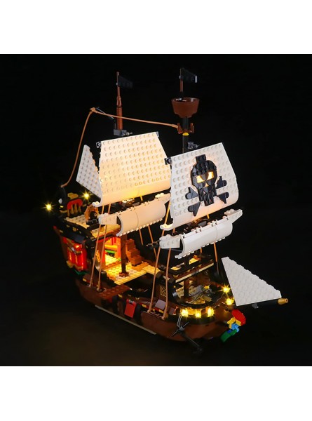 Hosdiy Beleuchtung Set für Lego 31109 Creator 3-in-1 Piratenschiff Led Licht Beleuchtungsset Nur Beleuchtung Ohne Modell Set - B09CM78MGK