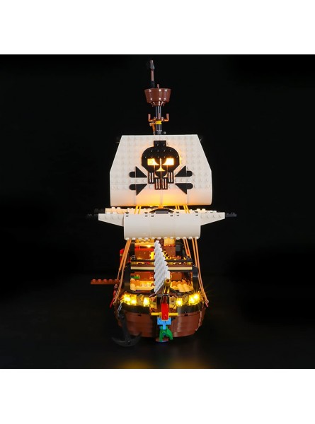 Hosdiy Beleuchtung Set für Lego 31109 Creator 3-in-1 Piratenschiff Led Licht Beleuchtungsset Nur Beleuchtung Ohne Modell Set - B09CM78MGK