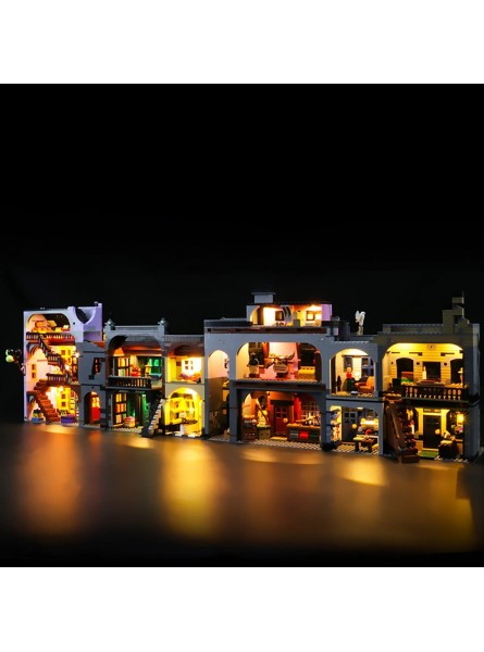 Hosdiy Beleuchtung Set für Winkelgasse Modell Led Licht Beleuchtungsset Kompatible mit Lego 75978 Nur Beleuchtung Ohne Modell Set - B09CLKW739