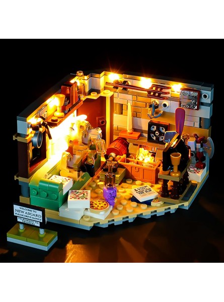 Hosdiy Beleuchtung Set Kompatibel Mit Lego 76200 Bro Thors Neues Asgard Led Licht Beleuchtungsset Nur Beleuchtung - B09DNYDQDP