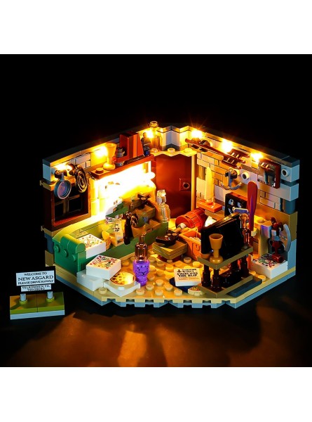 Hosdiy Beleuchtung Set Kompatibel Mit Lego 76200 Bro Thors Neues Asgard  Led Licht Beleuchtungsset Nur Beleuchtung - B09DNYDQDP