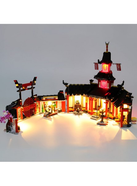 Hosdiy Beleuchtung Set Kompatible mit Lego Ninjago Kloster des Spinjitzu 70670 Led Licht Beleuchtungsset Nur Beleuchtung Ohne Modell Set - B09FGVNCC2