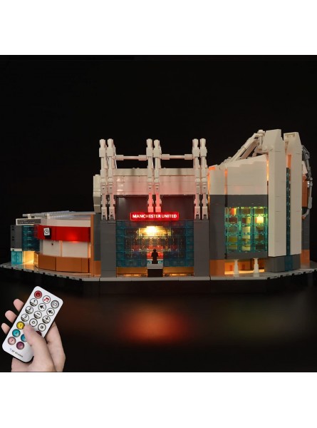 Hosdiy Fernbedienung Beleuchtung Set für Lego 10272 Old Trafford Manchester United Stadion Modell Nicht Enthalten Standard RC - B09DP3GN6Z