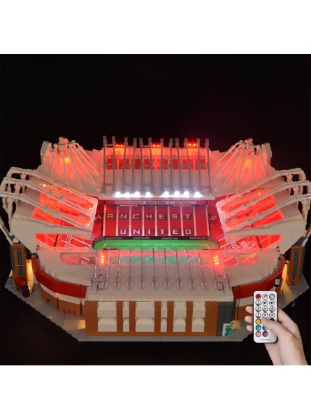 Hosdiy Fernbedienung Beleuchtung Set für Lego 10272 Old Trafford Manchester United Stadion Modell Nicht Enthalten Standard RC - B09DP3GN6Z