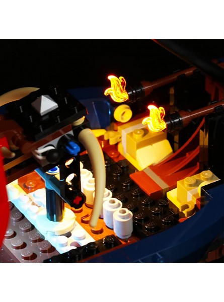 icuanuty LED Beleuchtungsset für Lego 31132 Creator 3in1 Wikingerschiff mit Midgardschlange Beleuchtung Licht Kompatibel mit Lego 31132 Lego-Modell Nicht Enthalten - B0B5ZVN9FL