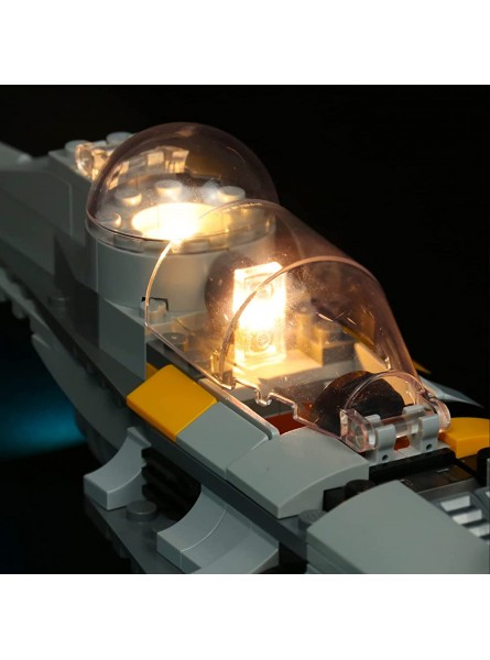 icuanuty LED Beleuchtungsset für Lego 75325 Der N-1 Starfighter des Mandalorianers Beleuchtung Licht Kompatibel mit Lego 75325 Lego-Modell Nicht Enthalten - B0B56PN7X8