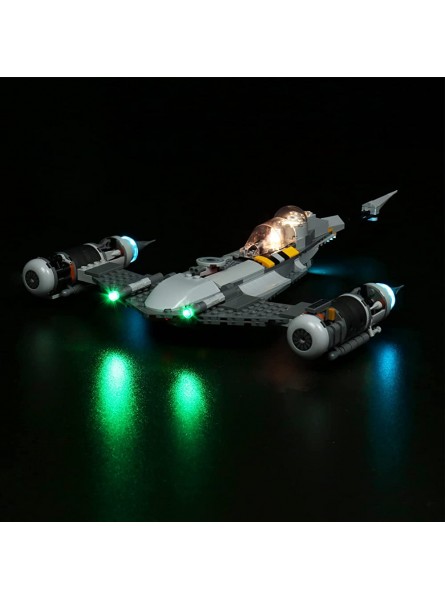 icuanuty LED Beleuchtungsset für Lego 75325 Der N-1 Starfighter des Mandalorianers Beleuchtung Licht Kompatibel mit Lego 75325 Lego-Modell Nicht Enthalten - B0B56PN7X8