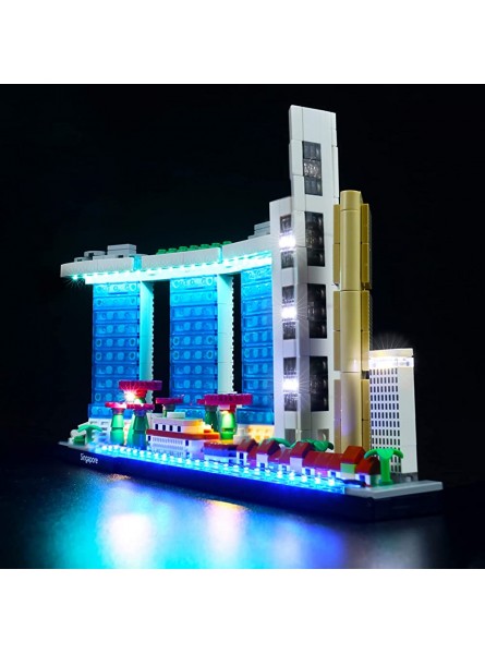 LED Beleuchtungsset für Lego 21057 Architecture Singapur Beleuchtung Licht Kompatibel mit Lego 21057 Lego-Modell Nicht Enthalten - B09SCMY5FW