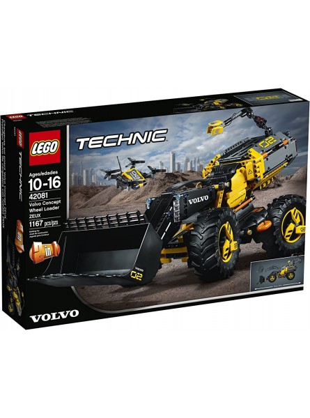 Lego Technic 42081 Volvo Konzept-Radlader ZEUX 1167 Teile - B07BMDHXL4