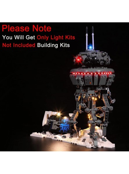 LMTIC LED-Beleuchtungsset für Lego Imperial Search Droid Collectible Building Kit-Light Set Kompatibel mit Lego 75306 Imperial Search Droid Modell NICHT enthalten die Lego-Sets - B09NY5RSV8