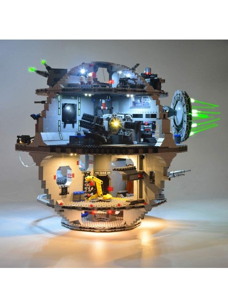 LODIY Beleuchtung LED Licht für Todesstern 75159 Beleuchtung für Lego Death Star 75159 10188 Nicht Enthalten Modell - B08D3CYNC6