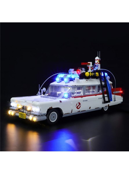 LODIY Beleuchtung Licht Set für Ghostbusters ECTO-1 10274 LED Beleuchtung für Lego 10274 NUR Licht Nicht Enthalten Modell - B094Y5HGZP
