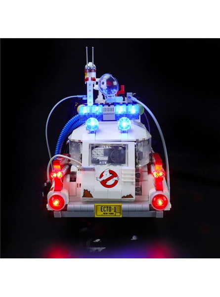 LODIY Beleuchtung Licht Set für Ghostbusters ECTO-1 10274 LED Beleuchtung für Lego 10274 NUR Licht Nicht Enthalten Modell - B094Y5HGZP
