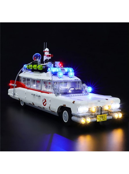 LODIY Beleuchtung Licht Set für Ghostbusters ECTO-1 10274  LED Beleuchtung für Lego 10274 NUR Licht Nicht Enthalten Modell - B094Y5HGZP