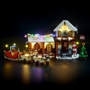 LODIY Beleuchtung Licht Set für Weihnachtliche Werkstatt 10245 LED Beleuchtung für Lego 10245 Nicht Enthalten Modell - B08JV9G6R7