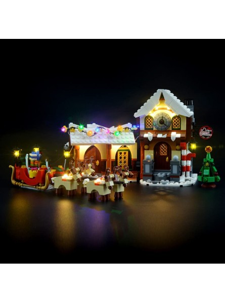 LODIY Beleuchtung Licht Set für Weihnachtliche Werkstatt 10245 LED Beleuchtung für Lego 10245 Nicht Enthalten Modell - B08JV9G6R7