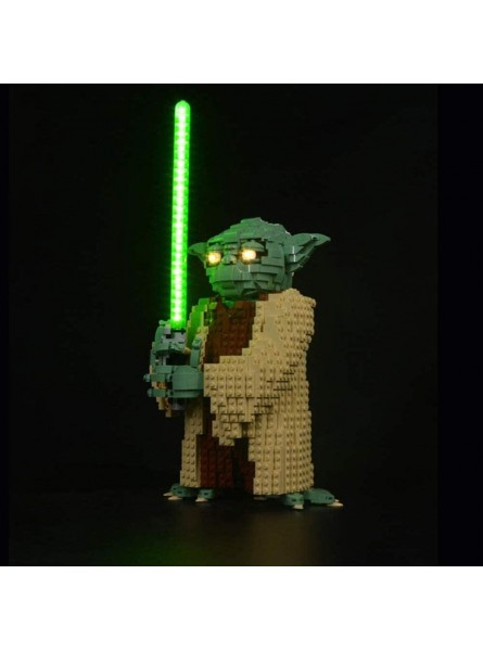 LODIY Beleuchtung Lichtset für Yoda 75255 Beleuchtungsset Kompatibel mit Lego 75255 Nicht Enthalten Modell - B08D3YDVQW