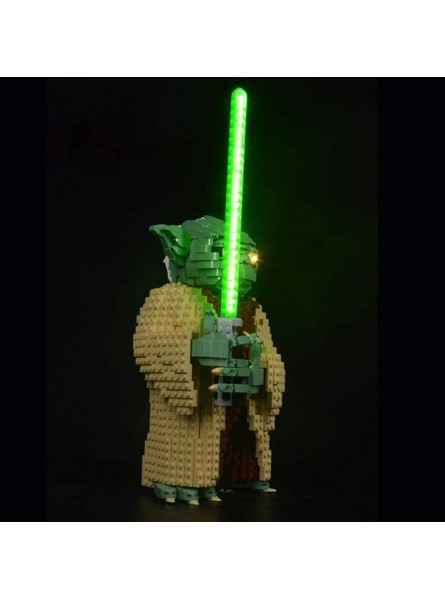 LODIY Beleuchtung Lichtset für Yoda 75255 Beleuchtungsset Kompatibel mit Lego 75255 Nicht Enthalten Modell - B08D3YDVQW