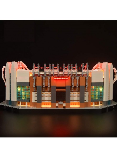 LODIY Upgrade Beleuchtung Lichtset Ferngesteuert für Old Trafford Manchester United 10272 LED Beleuchtungsset Kompatibel mit Lego 10272 Nicht Enthalten Modell Mit RC - B08D9SVYS3