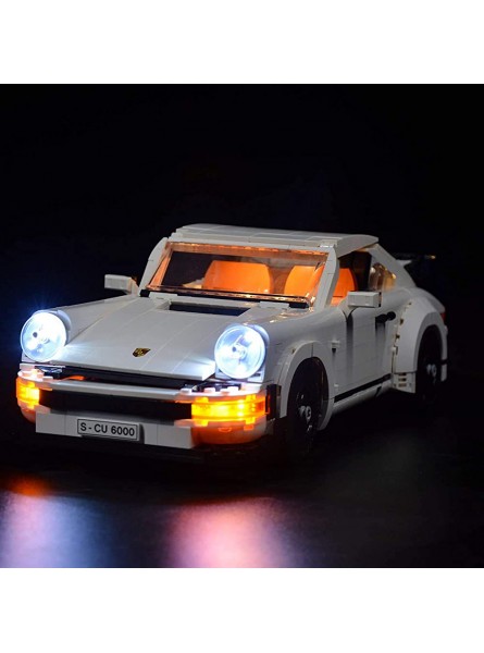 SOND Nachrüstbares Beleuchtungsset für LED-Beleuchtung kompatibel mit dem USB-Netzteil Lego 10295 Porsche 911 Turbo Lego-Modell Nicht im Lieferumfang enthalten - B08XNWLWC4