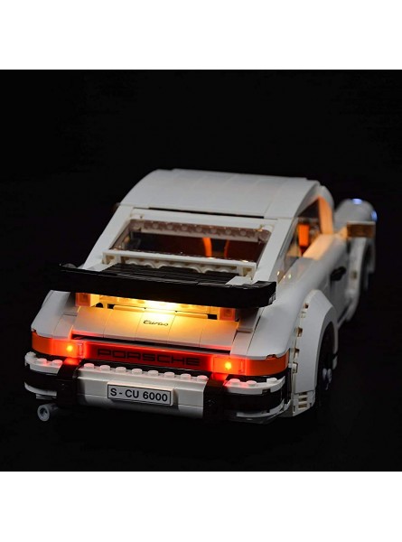 SOND Nachrüstbares Beleuchtungsset für LED-Beleuchtung kompatibel mit dem USB-Netzteil Lego 10295 Porsche 911 Turbo Lego-Modell Nicht im Lieferumfang enthalten - B08XNWLWC4
