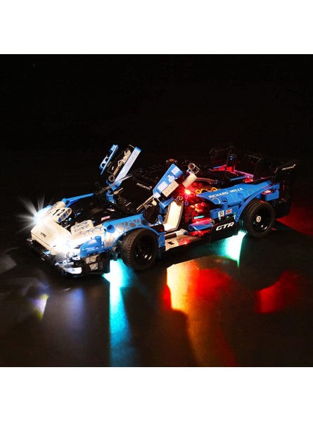 Upgrade Beleuchtung Licht Set für Lego 42123 Technic McLaren Senna GTR Led Beleuchtungsset Kompatibel mit Lego 42123Nicht Enthalten Modell - B09NBNDX5P