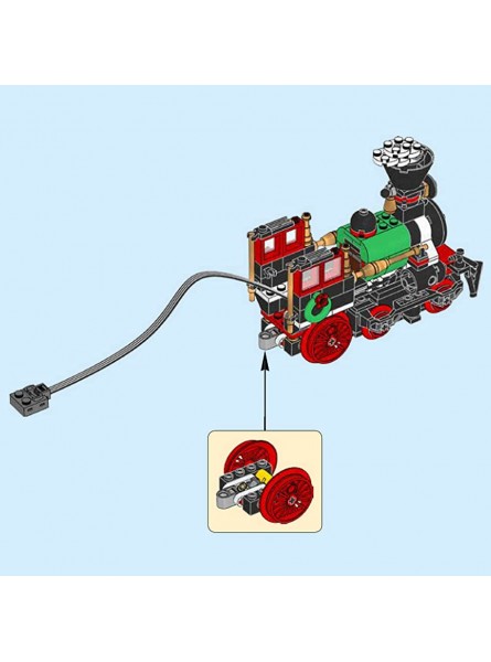 XGREPACK 10254 Zug Power Fernbedienung Gruppe Motor Fernbedienung Zubehör für Lego 10254 Weihnachtszug Set Bausteine Modell Das Lego Set ist Nicht enthalten - B0BJW2VKGN