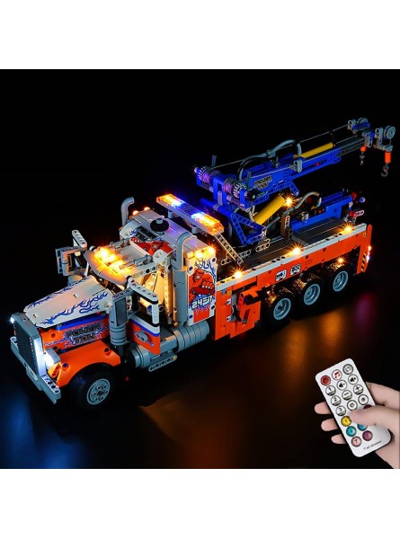 YYDIY LODIY Fernbedienung Beleuchtung Licht Set für Lego 42128 Schwerlast-Abschleppwagen Beleuchtung für Lego 42128 NUR Licht Nicht Enthalten Lego Modell mit Fernbedienung - B09CTQVFWV