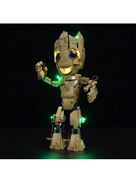 YYQQ Led Beleuchtungsset Kompatibel mit Lego 76217 Ich Bin Groot Spielzeug zum Bauen Led Licht mit Batteriebox NUR Led Bausatz - B0B49R9YQS