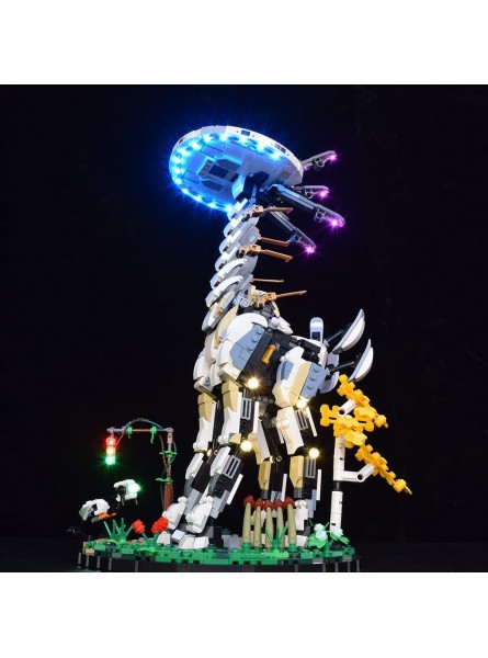 YYQQ Led Beleuchtungsset mit Fernbedienung Kompatibel mit Lego 76989 Horizon Forbidden West Led Licht mit Batteriebox NUR Led Bausatz - B0B18DN4MF