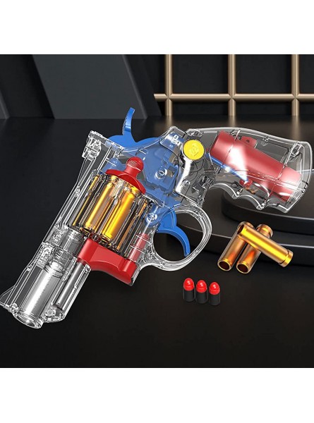 Spielzeugpistolen,Revolver Toy Gun,Weichschaum Spielzeug Pistole mit weicher Kugel,Kinder Pistole Spielzeugpistole für Kinder ab 6 Jahren - B0B2L5TVBM