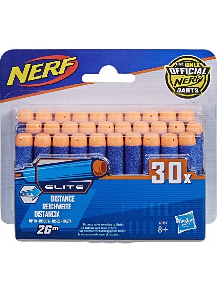 Hasbro Nerf A0351EU4 N-Strike Elite Dart Nachfüllpack Spielzeugblasterzubehör 30er Pack - B01D2R64WK